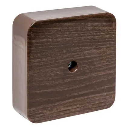 Фото №0 EKF Коробка разветвительная KMP-030-030 (75х75х26) тёмное дерево EKF PROxima