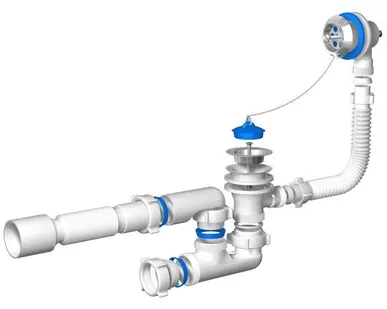 фото E 255 (Обвязка д/ванны 1,5" рег. с гофрой)