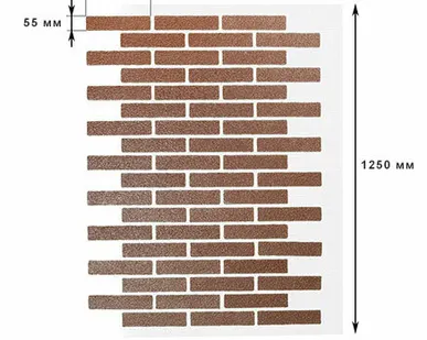 фото АМК фасадная панель Клинкер