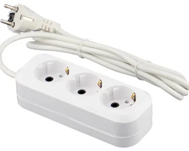 фото Удлинитель 3х3м с заземлением 13А IP20 E-303 ПВС 3*1 UNIVersal