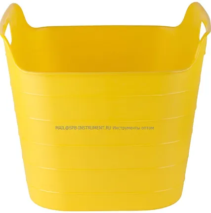 Фото №1 Ведро гибкое пластиковое прямоугольное FIT 340х370 мм 26,5 л 67845
