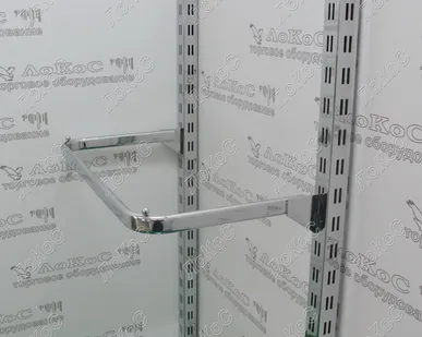 фото Кронштейн П-образный L=600мм, хром