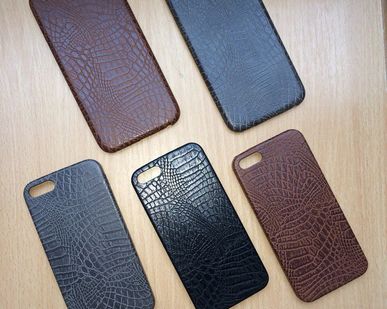 фото Чехол кожаный для iPhone 5