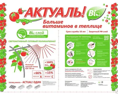 фото Поликарбонат сотовый 2100*6000 АКТУАЛЬ!Bio