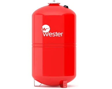 фото Мембранный бак отопления Wester со сменной мембраной, 100 л
