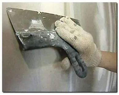 фото Шпаклевание стеновых поверхностей