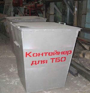 фото Бак мусорный контейнер для ТБО