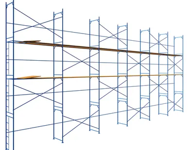 фото Леса рамные строительные ЛРС-40 8х18м (2 яруса)