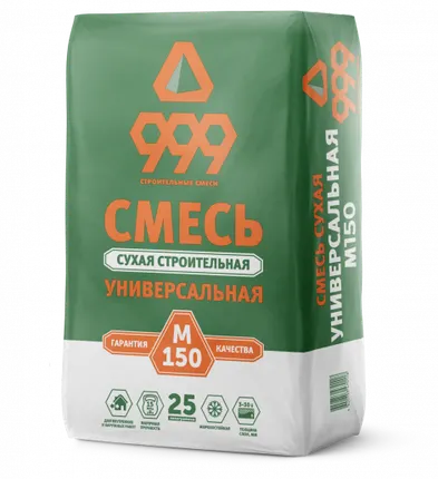 Фото №0 Смесь цементно-песчаная 999 М-150 25 кг