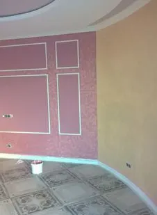фото Отделка стен декоративной штукатуркой