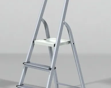 фото Лестница стремянка алюминиевая 3 ступени H-0,59м