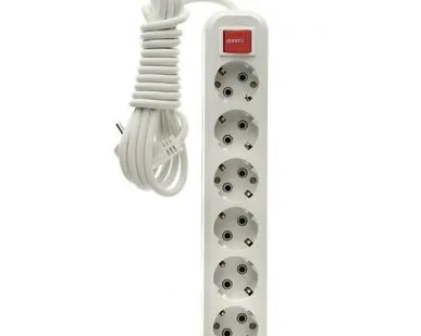 фото Удлинитель 6*5 м Makel с выкл. с/з 234