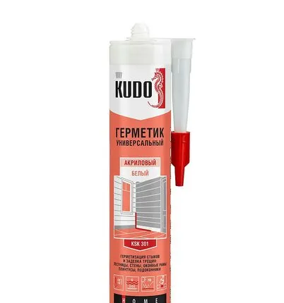 Фото №0 Герметик Акриловый Универсальный KUDO белый KSK 301280мл