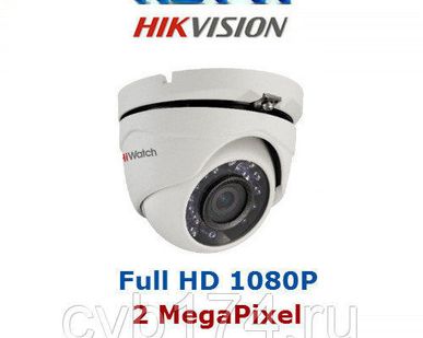 фото Антивандальная HD-TVI видеокамера Hikvision HiWatch DS-T203 Hikvision