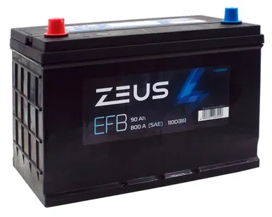 фото Аккумулятор ZEUS EFB Asia 110D31R 90 Ач п.п.