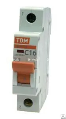 Фото №0 Автоматический выключатель ВА47-29 1Р 63А 4,5кА TDM характеристика C