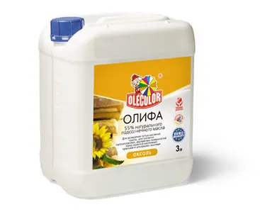 фото Олифа Оксоль марки ПВ OLECOLOR 3 л.