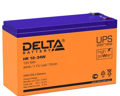 фото Аккумулятор Delta HR 12-34 W