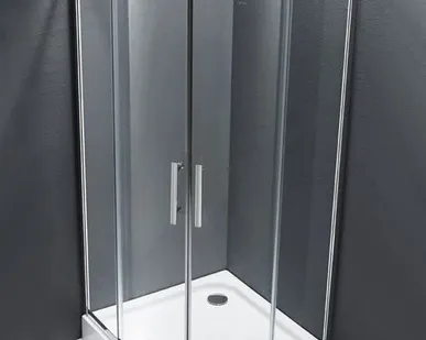 фото Душевой уголок Cezares Lucido 90x90 см прозрачное стекло LUCIDO-R-2-90-C-Cr