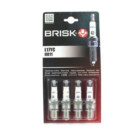 Фото №0 Свеча BRISK SUPER L17YC [упаковка 4 шт.]