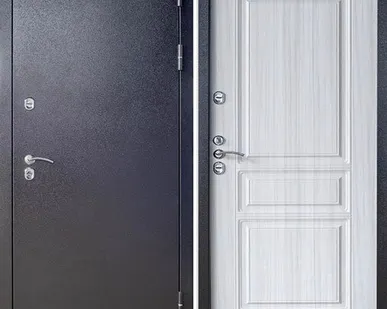 фото Входная дверь Термо Сибирь Медный антик-сандал белый БНК