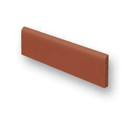 Фото №0 Клинкерный плинтус Stroeher Keraplatte Terra 215 patrizierrot, 240x73x10 мм