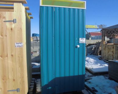 фото Душ из металлопрофиля