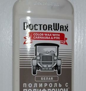 фото Полироль с тефлоном белая Doctor Wax,300мл.