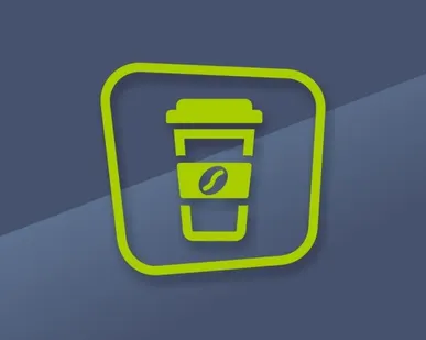 фото Наклейка «Coffee to go / Кофе с собой»