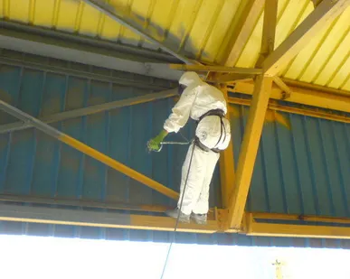 фото Грунтование металлоконструкций