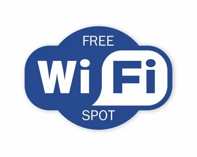 фото Наклейка Wi-Fi free spot