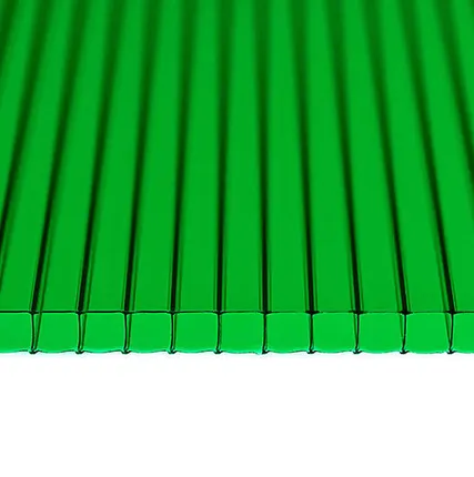 Фото №0 Поликарбонат Polynex 4мм х 6м х 2,1м ЗЕЛЕНЫЙ