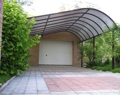 фото Навесы из поликарбоната