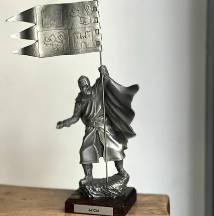 Фото №0 Фигурка Эль Сид Les Etains du Graal олово Франция