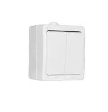 Фото №0 Выключатель 2-кл. ОП Аллегро 10А IP54 бел. UNIVersal 5563491