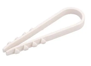 фото Дюбель-хомут 5-10 для круглого кабеля бел. (уп.100шт) PROCONNECT 07-4501-2