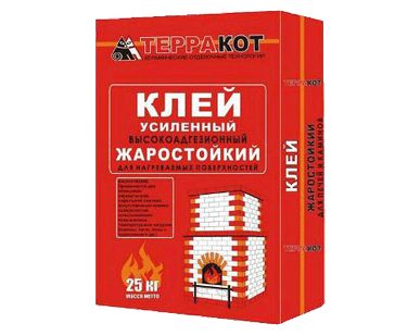 фото Клей жаростойкий усиленный “Терракот”, 5 кг