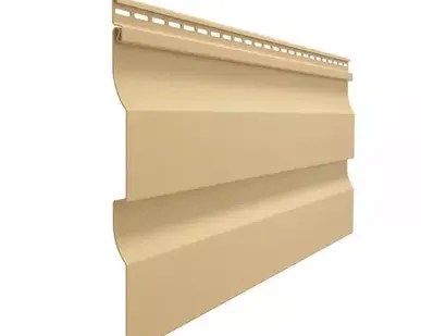 фото Виниловый сайдинг Docke Premium (3600 мм) Корабельный брус D4,5D Капучино