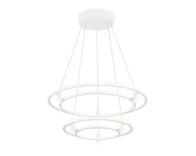фото Светильник подвесной AMBRELLA LIGHT светодиодный 90W 3000K/4200K/6400K D600/400х1300, белый