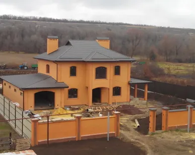 фото Строительство
домов из керамзитобетона и шлакоблоков