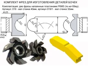 Фото №56 фрезы по дереву для станков в Москве