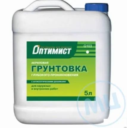 Фото №0 Грунтовка 3л.акриловая универс. "ТЭК" ЭКОНОМ/внутр/