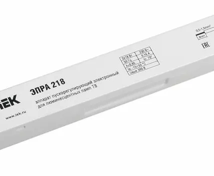 Фото №0 ЭПРА 2х18Вт Т8/G13 (290х30х27) LLV218D-EBFL-2-18
