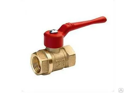 Фото №0 Краны латунные шаровые 11Б27п1 рычаг, муфта-муфта Ду15