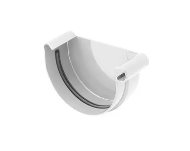 фото BRYZA 125 Заглушка желоба правая RAL 8004 кирпичный