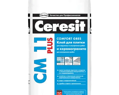 фото Клей плиточный Ceresit СМ 11 Plus 5 кг