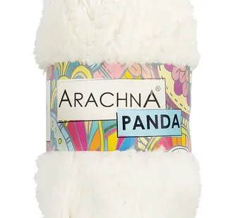фото Пряжа ARACHNA "PANDA" 100% микрополиэстер 100 г 75 м №73 молочный