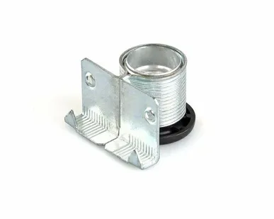 фото Ножка накладная, регулируемая для шкафа с пластиковым подпятником, замак