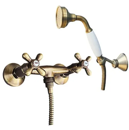 Фото №0 Смеситель для душа RavSlezak MoravaRetro MK180.5/2SM бронза