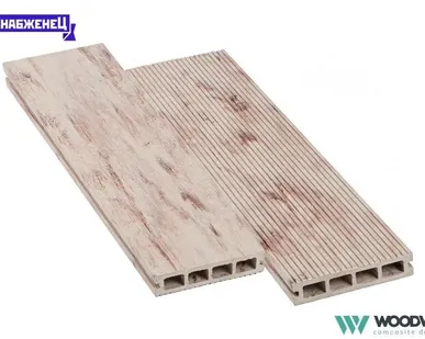 фото Террасная доска из ДПК Woodvex "Select Colorite" цвет: Сакура, 146x22 мм (цена м2)